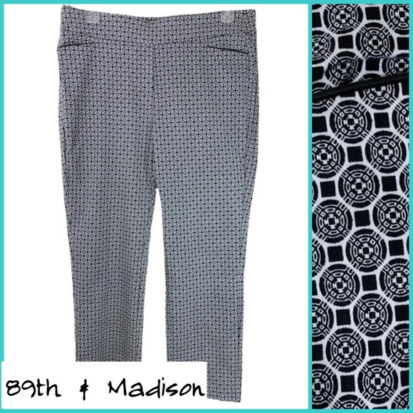89th & Madison Pants - 89th & Madison-  Stretch Ankle Dress Pant- 18
